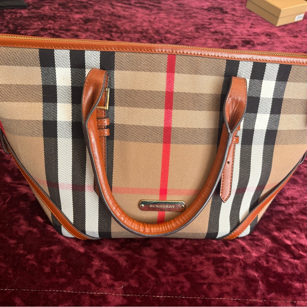 Burberry Tan and Brown Women's Bag